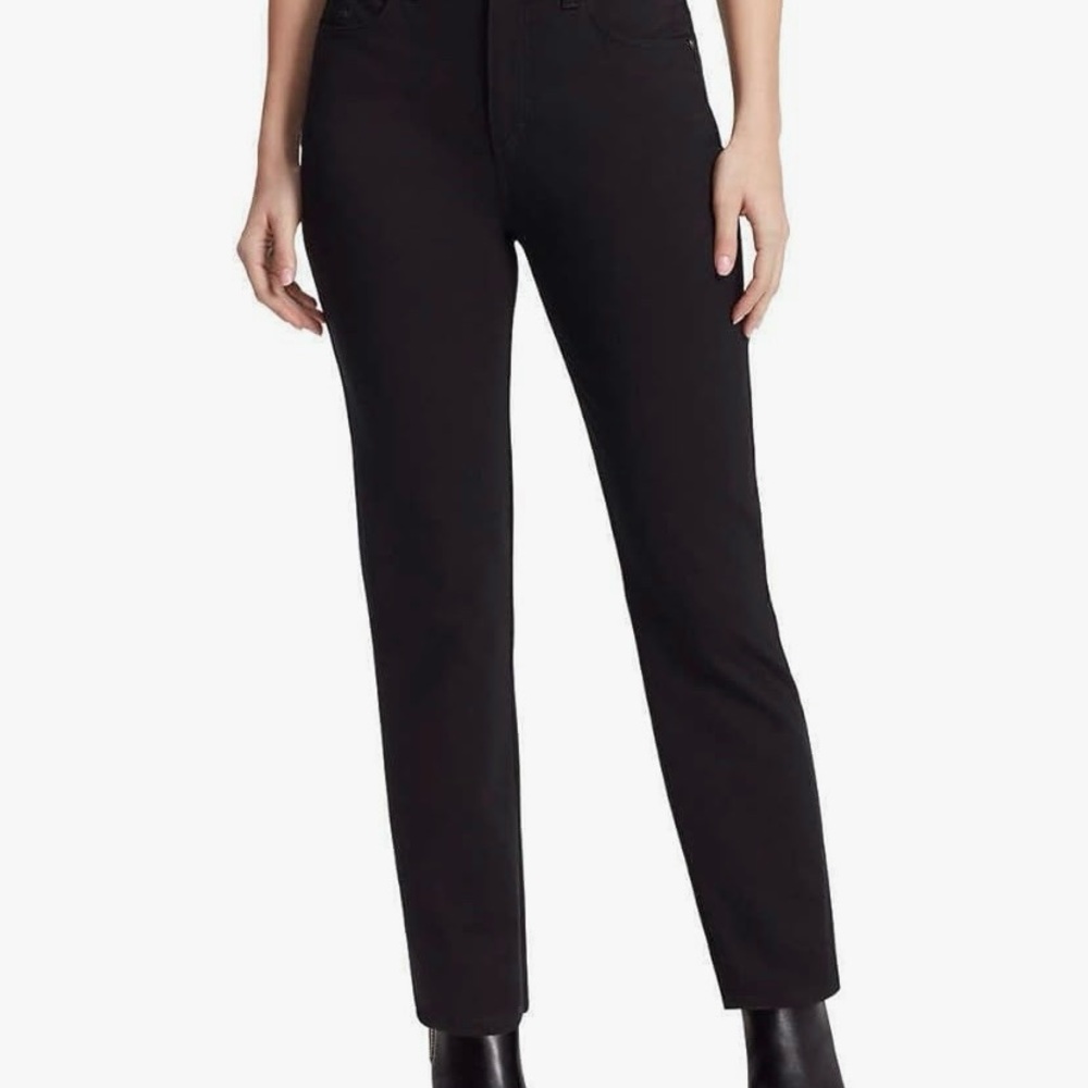 Gloria Vanderbilt Women's Amanda Slim Knit Ponte Tapered Leg High Rise Pants